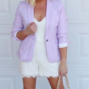 Banana Republic Classic Lavender Blazer Sz 4